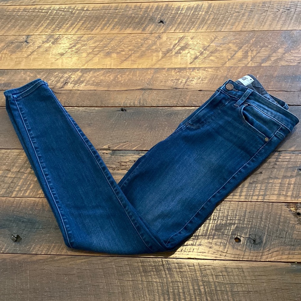 Paige Dark Wash Skinny Jeans